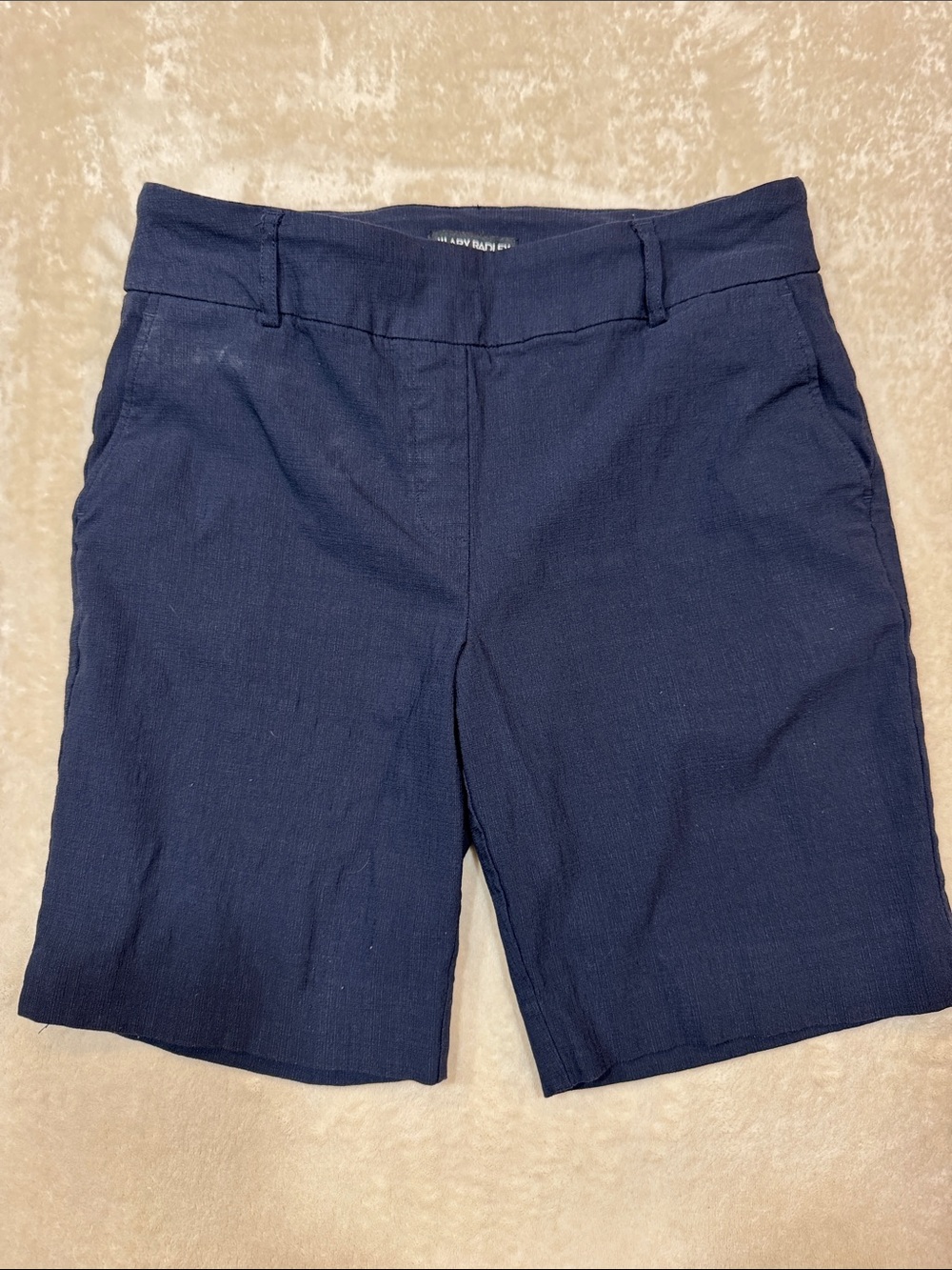Hilary Radley Navy Bermuda Shorts